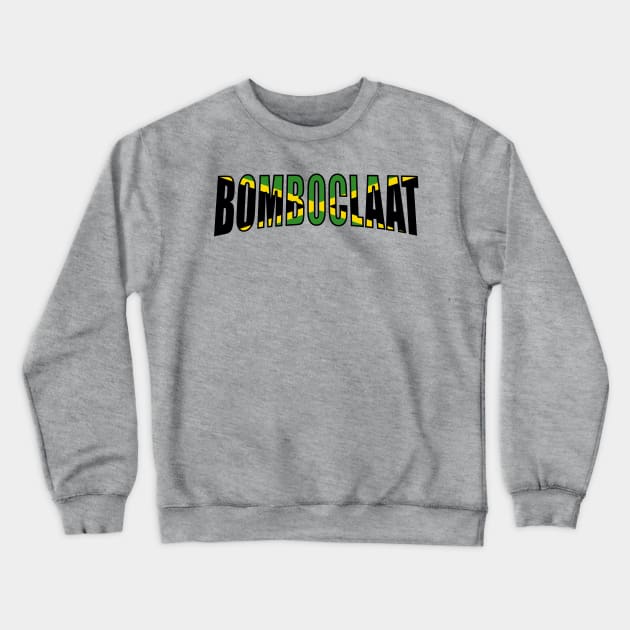 Bomboclaat Jamaican Heritage Slag Flag Crewneck Sweatshirt by Just Rep It!!